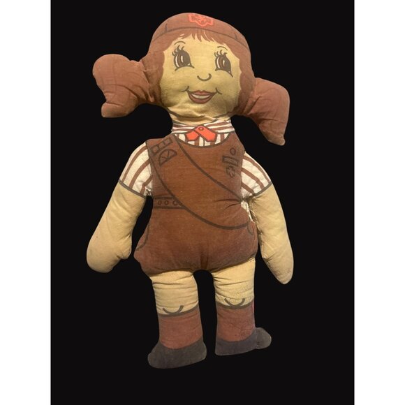 Brownies Scout Doll  Face & Pigtails 10" - Picture 1 of 7